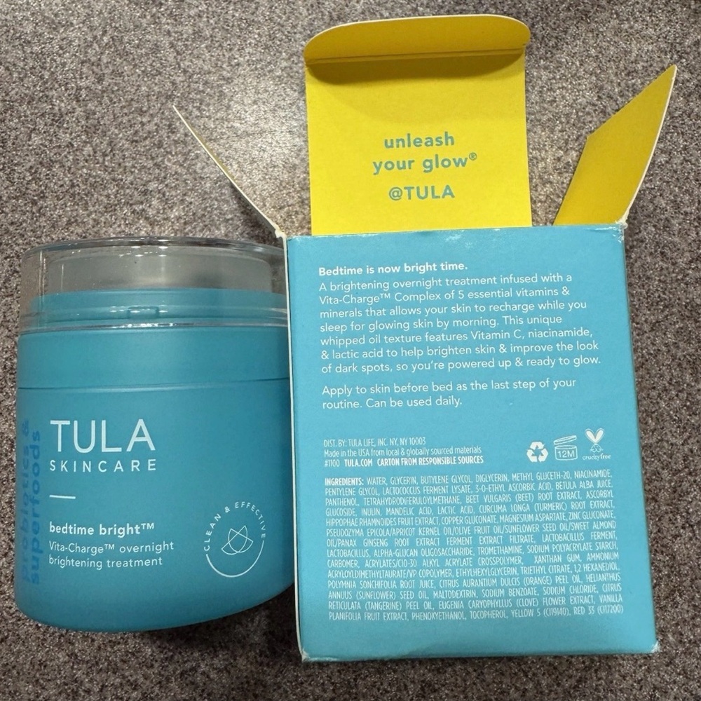 TULA Skincare Bedtime Bright™ Overnight Treatment